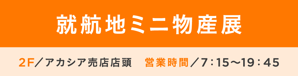 就航地ミニ物産展