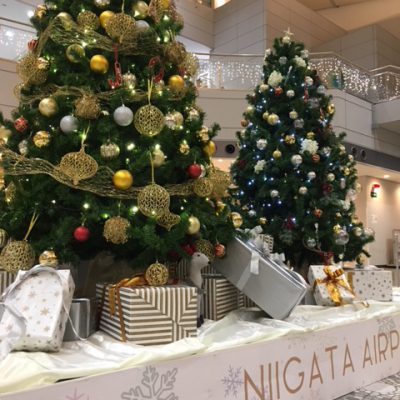 新潟空港のクリスマス♪